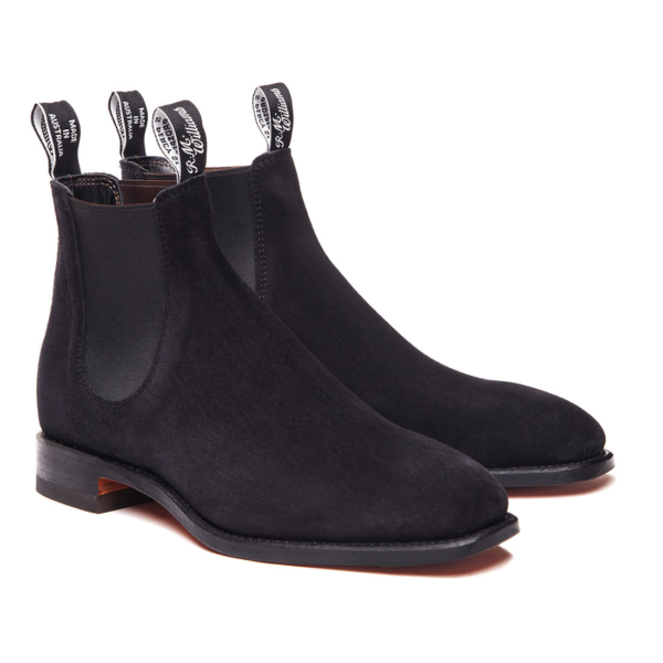 R.M. Williams Craftsman – Black Suede